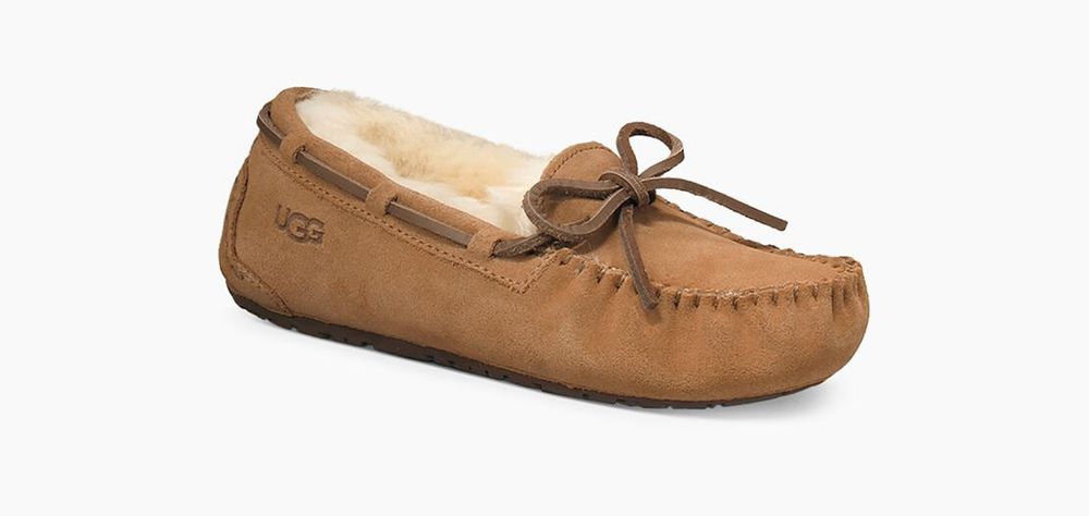 Ugg Kids Dakota - Kids Slippers - Brown - NZ (9418SHDLI)